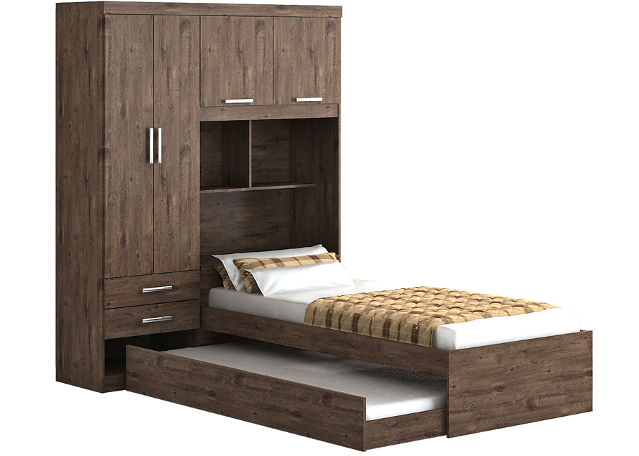 MILENA C-CAMA AUX - CAFÉ